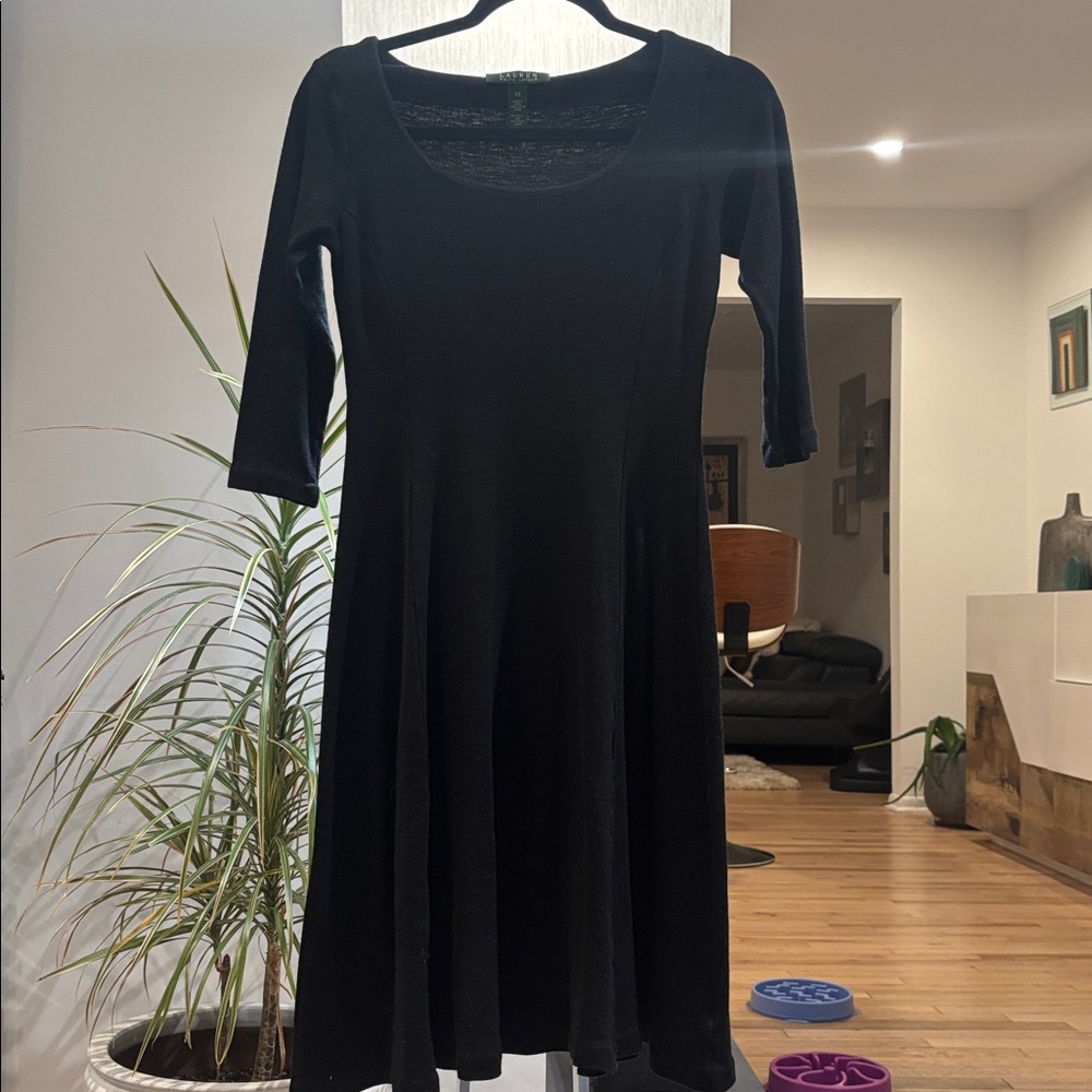 Ralph Lauren Black Knit Dress